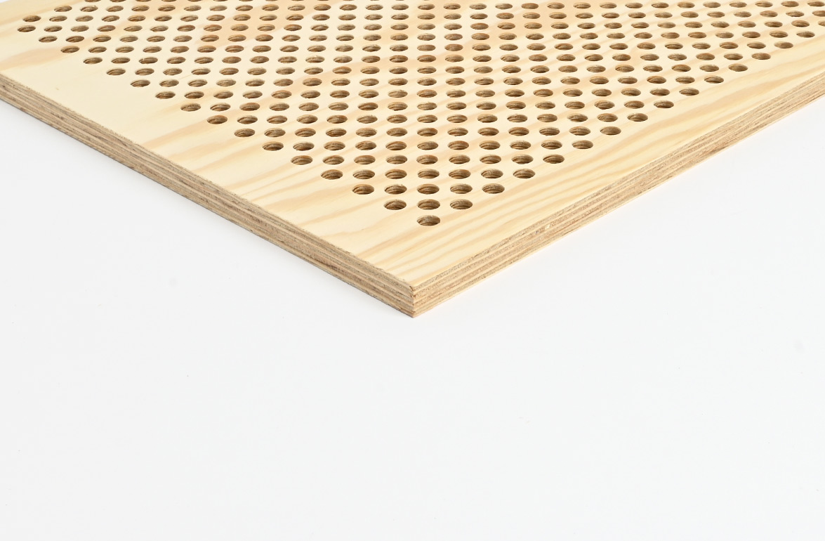 Keflico Design Panel SONO, Skrællet fyr, B-s1,d0 Godkendt, 100% PEFC